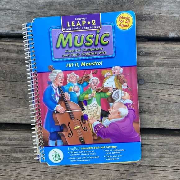 LEAP FROG LEAP 2 MUSIC HIT IT, MAESTRO BOOK - Picture 1 of 6